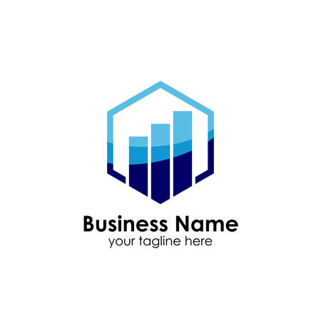 business finance and marketing logo design templateのイラスト素材