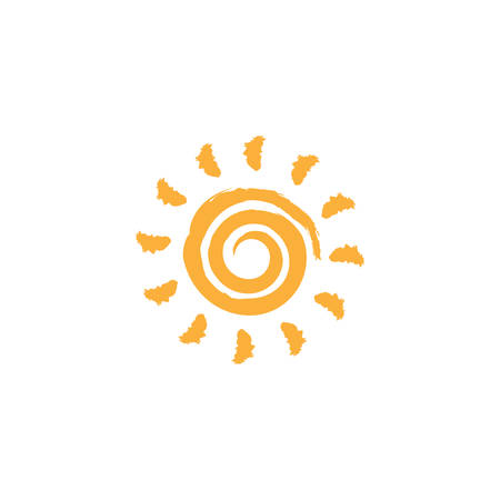 Sun iconのイラスト素材