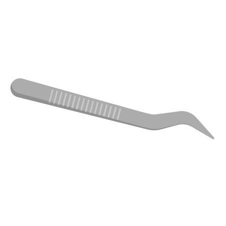 tweezers icon vector illustration. pinset sign symbolのイラスト素材