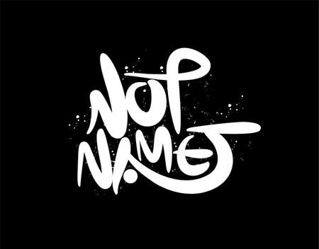 Xoxo Lettering Text on black background in vector illustrationのイラスト素材