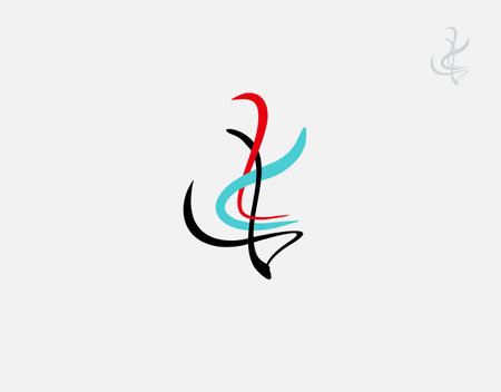 Letter DG  on white background in vector illustrationのイラスト素材