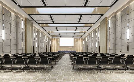 3d rendering seminar executive room in hotelの写真素材