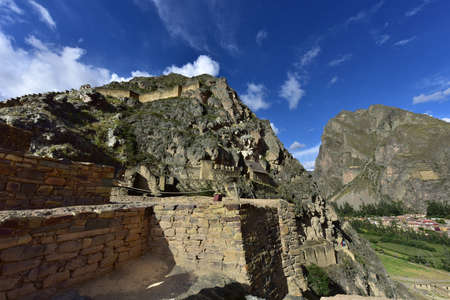 Ollantaytambo Ruins-Temple Hill 168の写真素材