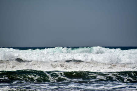 The Pacific Ocean (from the Latin name Mare Pacificum = calm sea) is the largest ocean in the world, covering about 33% of the Earth's surface. The ocean has a total area of 165.3 million kmÂ²の写真素材