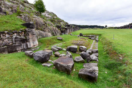Sacsayhuaman Incan wall complex
The stones of this Incan wall complex fit together so well you couldn't fit a piece of paper between some of them.
SacsayhuamÃ¡n complex are a marvel of engineering withのeditorial素材
