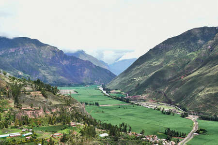 View of the Andes Cordilleras from the La Raya pass 4332m altitude
La Raya Pass is the highest point...