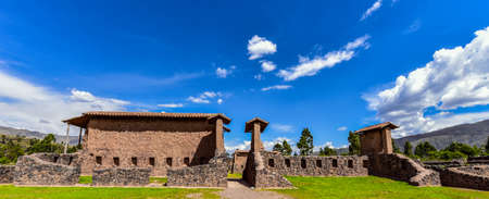 Raqch'i or theTemple ofWiracocha is an Inca archaeological site located south ofCusco.Viracocha was considered by theInca to be the creator deity having emerged from Lake Titicaca to create the worldの写真素材