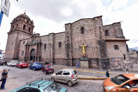The Catholic Cathedral of Cusco was built in the mid-17th century and stone blocks from the...