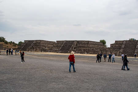 Boulevard of the Dead-TeotihuacanThe main monuments of the cities of Teotihuacan are connected by a...