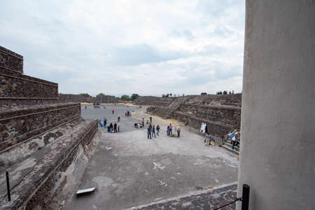 Boulevard of the Dead-TeotihuacanThe main monuments of the cities of Teotihuacan are connected by a...