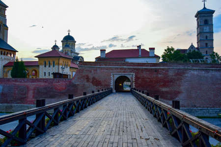 View Alba Carolina Fortress is the heart of the city of the Great Union of Romans- Alba Iulia, the...