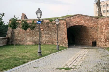 View Alba Carolina Fortress is the heart of the city of the Great Union of Romans- Alba Iulia, the Fortress that does not speak today, through the strength of its walls, about the Roman pastのeditorial素材