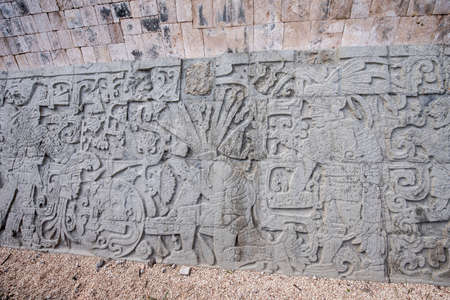 Chichen Itza Archaeological Complex-architectural details ChichenItza includes several stone...