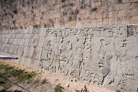 Chichen Itza Archaeological Complex-architectural details ChichenItza includes several stone...