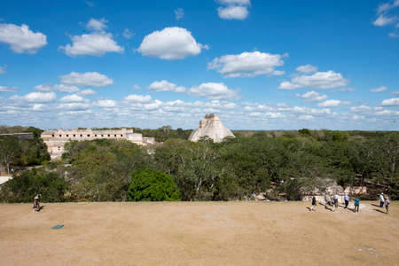 Uxmal Archaeological Complex is the best preserved Mayan remains in Yucatan Peninsula.Representative...