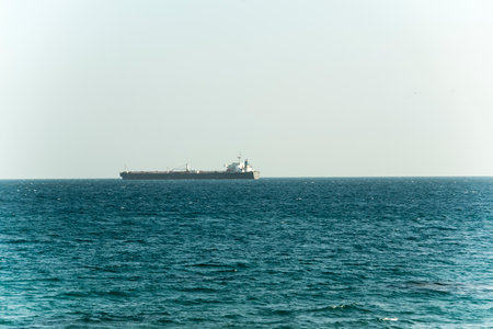 Yachts and ships on the Red SeaThe name comes from the seasonal explosions of the red cyanobacterium Trichodesmium erythraeum, from the nearby mountains, rich in red minerals or from the Himariitesのeditorial素材