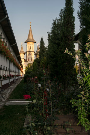 The Holy Cross Monastery in Oradea,the bell tower Orthodox monastic complex built for believers near...