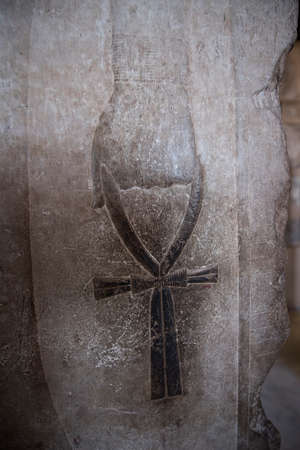 The Egyptian Museum of Antiquities -Cairo- (inside view), contains many important pieces of ancient...