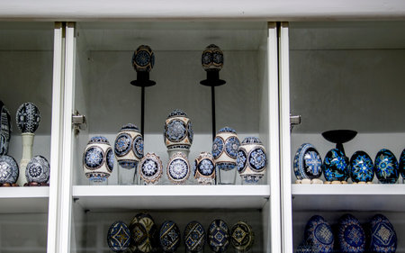 Turkish ceramics on display in a shop in Istanbul, Turkey