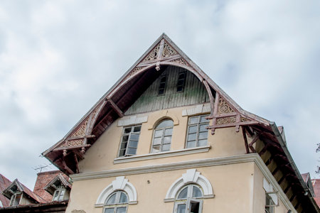 old architecture in the city of Bratislava in Slovakia in Europe.の写真素材