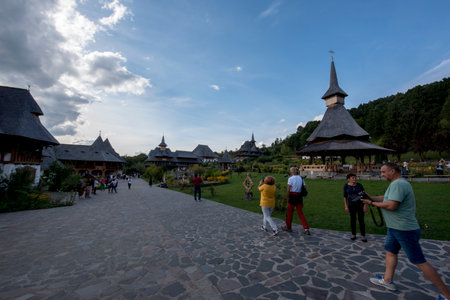 Tourists visit the Old Town of Zakopane in Poland.