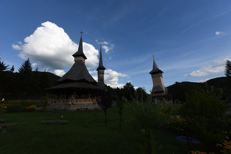 Wooden church in Zakopane, Polandの写真素材