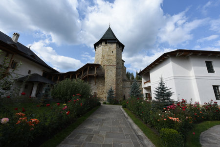 Tower of the Monastery of St. Nicholas, Carpathians, Ukraine