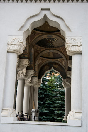 Detail of the facade of the mosque in Tallinn, Estoniaの写真素材