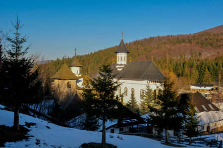 Church of St. Nicholas in the Carpathian Mountains, Romania