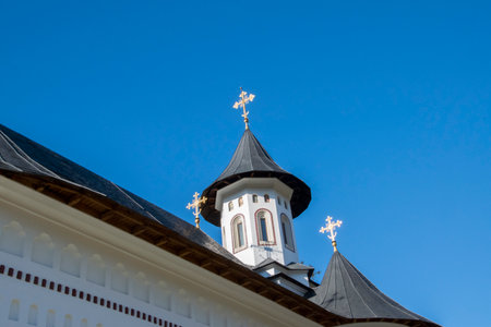 The tower of the Church of the Transfiguration of the Saviourの写真素材