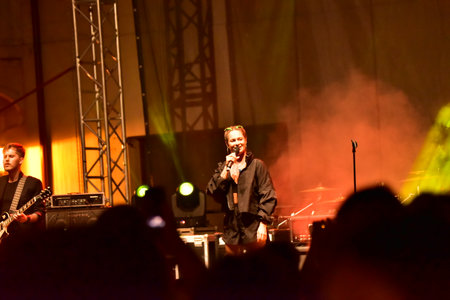 concert of French electro swing band Caravan Palace at Paradiso concert hall