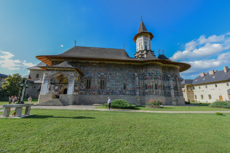 View of the Cathedral of St. Nicholas in Koprivnica, Slovakiaの写真素材