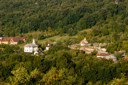 View of the village of Visegrad in Serbia, Europe.