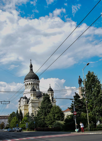 Cathedral of Christ the Savior in Tbilisi, Georgiaの写真素材
