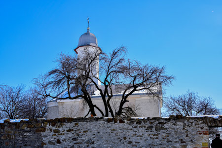 View of the building in Tbilisi, Georgia.の写真素材