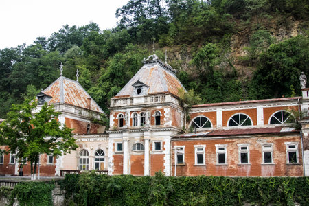 Monastery of St. Nicholas in Herculane Romaniaの写真素材
