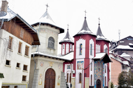 Church of St. Nicholas in the old city of Humor Romania