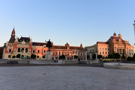 Romanian Parliament building in Bucharest, Romania.の写真素材