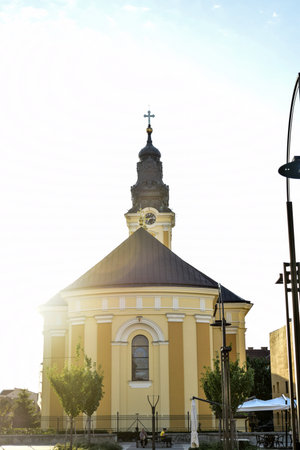 Church of the Sacred Heart of Jesus in Vilnius, Lithuaniaの写真素材