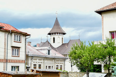 Church in the old town of CÃ¢mpulung Moldovenesc