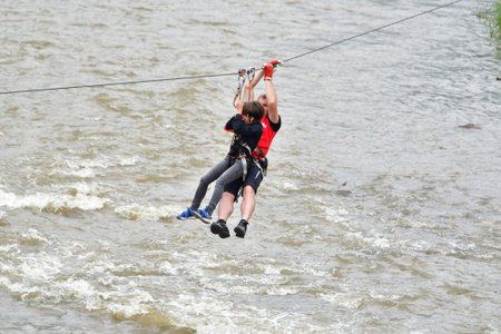 Ropejumping in Vatra Dornei Romania