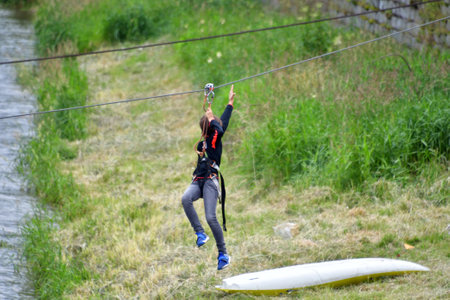 Rope jumping event.
