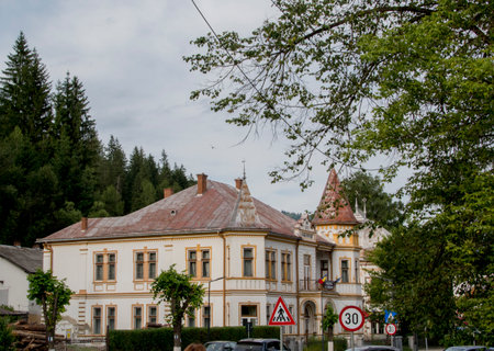 Slovenia, the picturesque and historical city of Sloveniaの写真素材