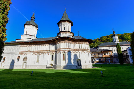 Church of St. John the Baptist in VÃ¢nÄtori NeamÈ Romaniaの写真素材