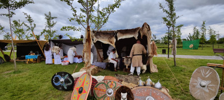 Festival of the Middle Ages in TÃ¢rgu Jiu Romania