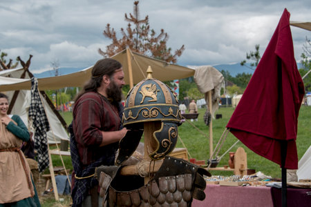 Medieval festival in the village