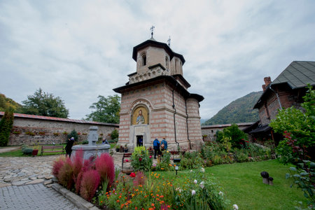 Monastery of St. John the Baptist in Mtskheta, Georgia.の写真素材