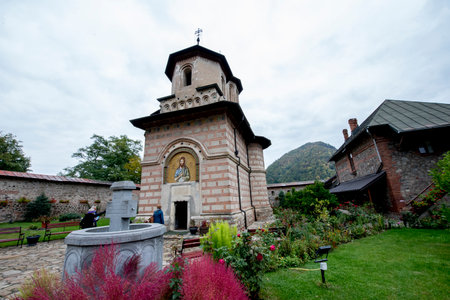 Monastery of St. Nicholas in Svaneti, Georgia.の写真素材