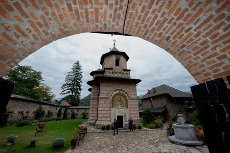 View of the Sveshtari Monastery in Bulgaria.