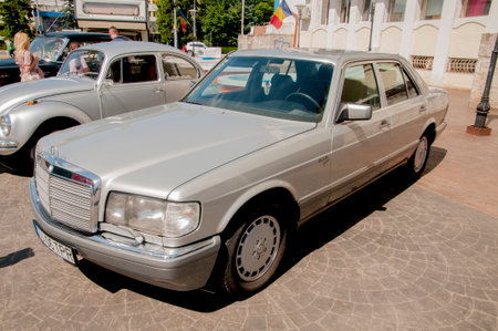 Old american cars in Kiev, Ukraine